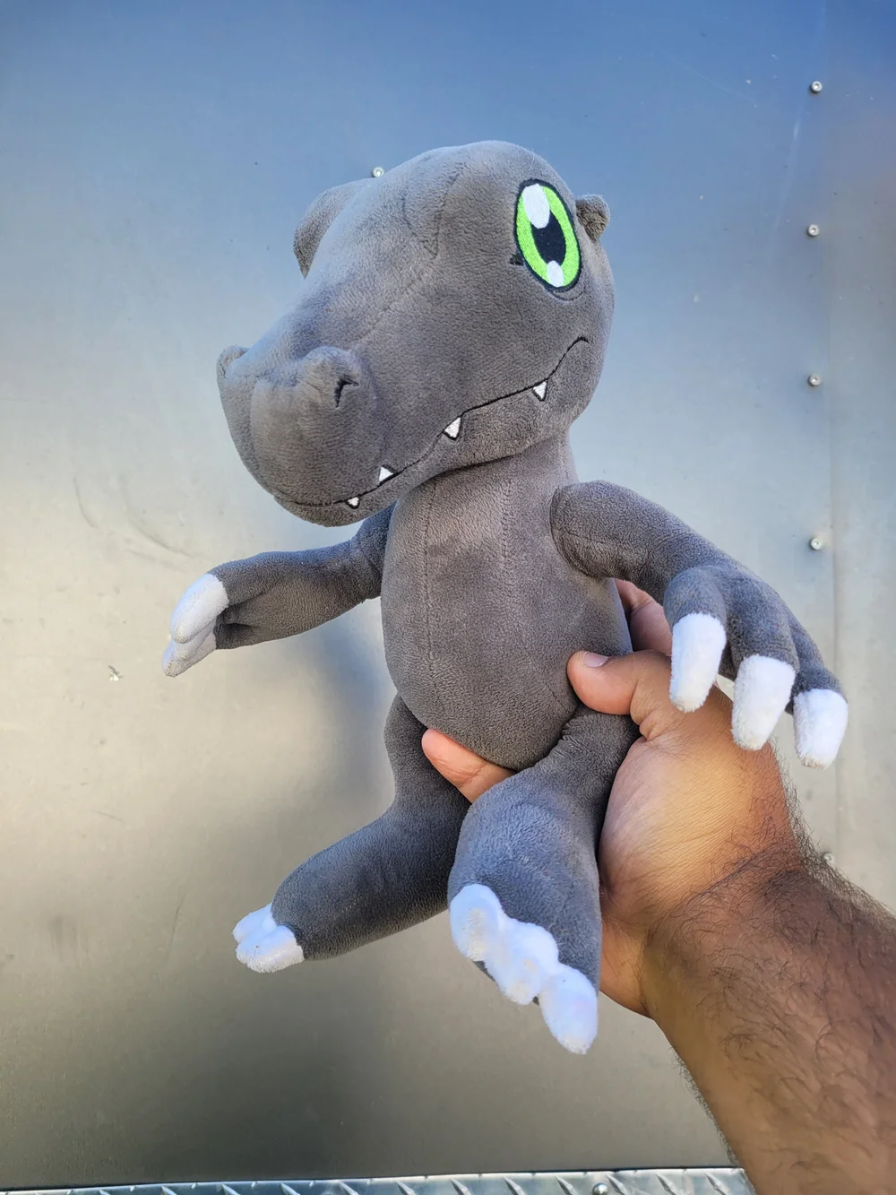 BLACK AGUMON - Digimon 12 In (Digital Monsters) Stuffed Plushie  Worn Tag